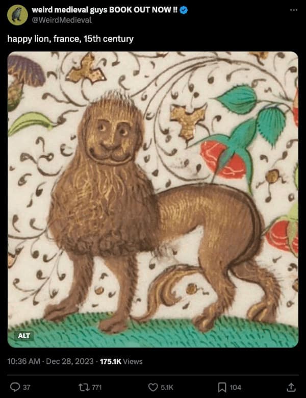 medieval animals, medieval art fails, medieval illustrations, strange historical depictions, historical art humor