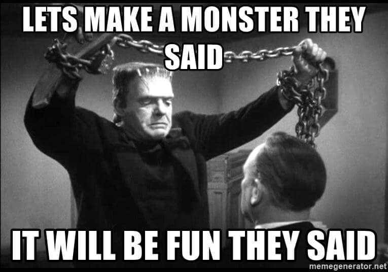 monster memes, horror memes, spooky memes, Halloween memes, Halloween jokes, scary memes, creature memes