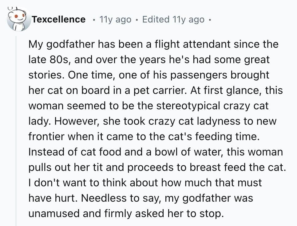 most ridiculous things seen on a flight, weird passengers, bizarre travel moments