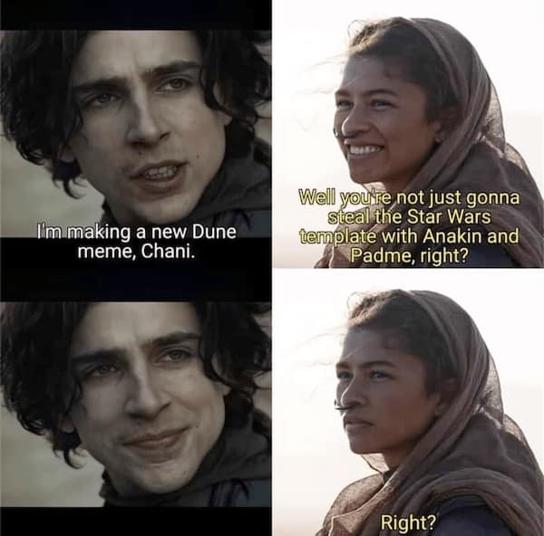 nerd memes, geeky memes, high fantasy enthusiasts, fans of fantasy fiction, science fiction jokes, allusions to sci-fi works