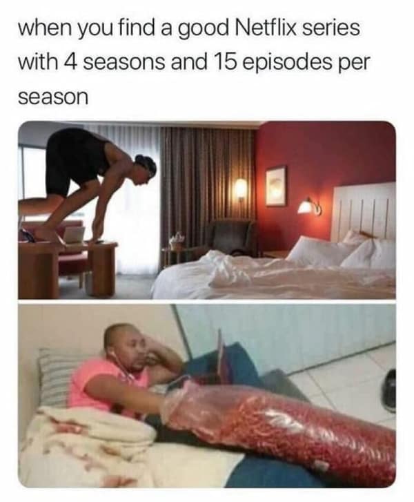 Netflix memes, binge-watching memes, funny Netflix memes, streaming memes, binge-watching humor, streaming service memes, Netflix Originals memes, binge culture jokes, streaming addiction memes, Netflix show humor