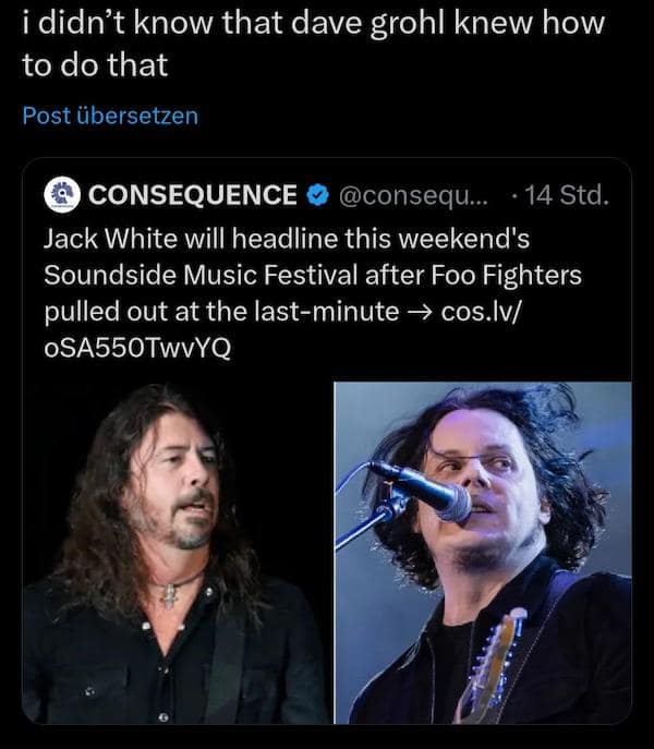i didn't know that dave grohl knew how to do that