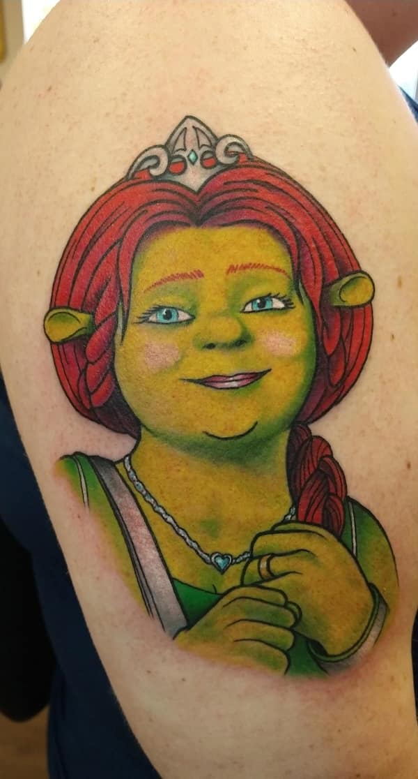 shrek tattoos, funny tattoos, hilarious tattoos, Shrek memes, ogre tattoos, meme tattoos
