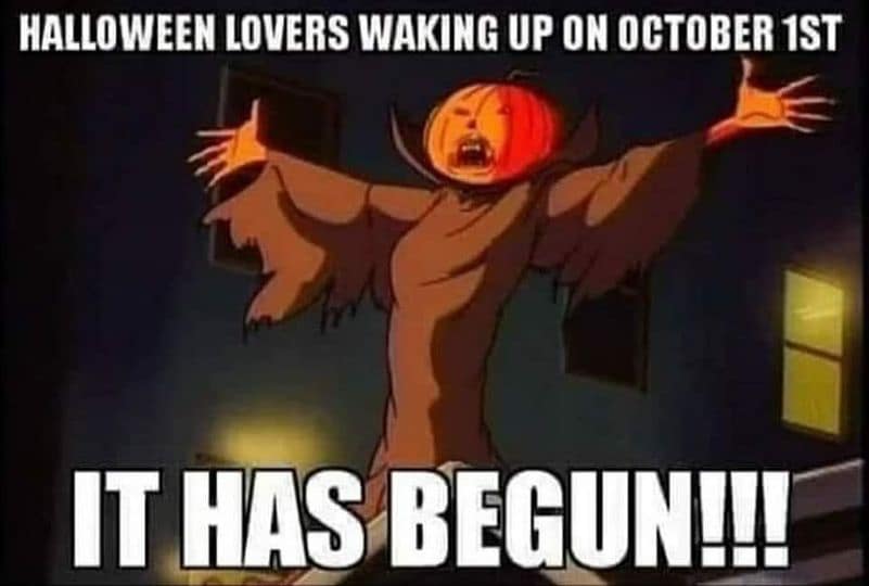 spooky season memes, spooky memes, spookyseason memes, October memes, haunted house memes, Halloween costume memes, scary movie memes