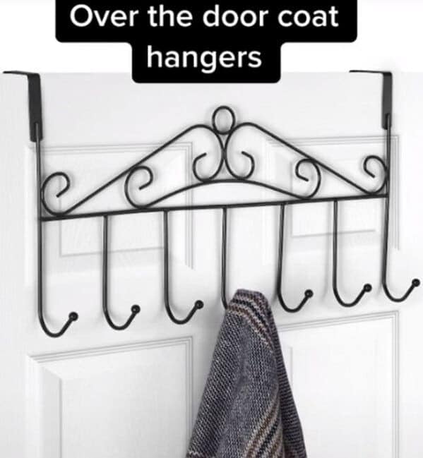 Over the door coat hangers