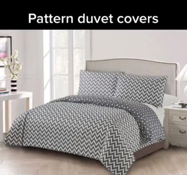 Pattern duvet covers