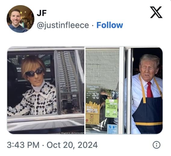 Trump working at mcdonald's memes, Trump mcdonald's memes, Trump fast food memes, Trump McDonald's jokes, Trump drive-thru memes, Trump burger memes, Trump McDonald's parody, Trump fast food stunt memes