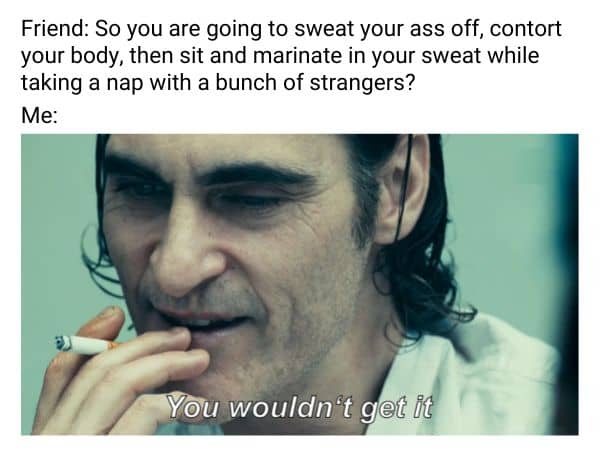 yoga memes, funny yoga, yoga humor, yoga jokes, yoga class fails, meditation humor, fitness jokes