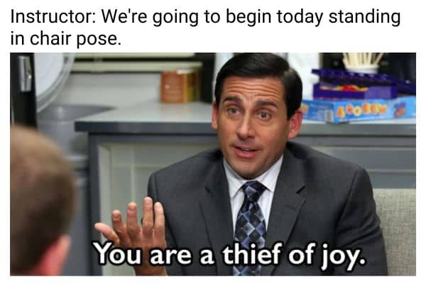 yoga memes, funny yoga, yoga humor, yoga jokes, yoga class fails, meditation humor, fitness jokes