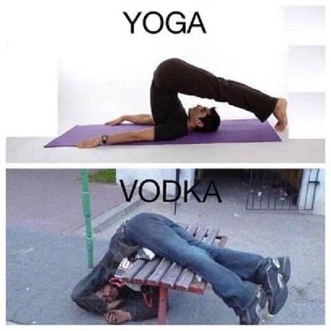 yoga memes, funny yoga, yoga humor, yoga jokes, yoga class fails, meditation humor, fitness jokes