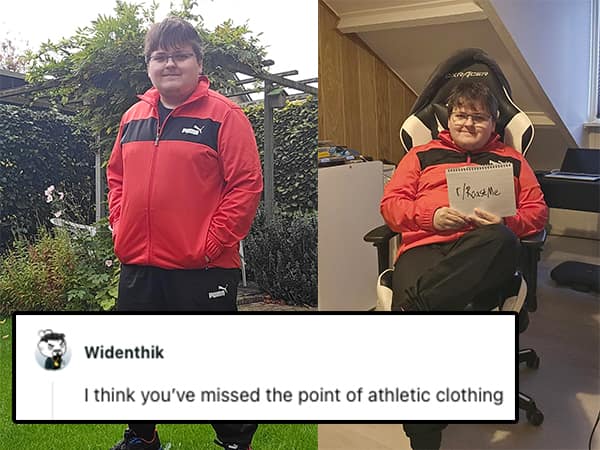 I think you've missed the point of athletic clothing