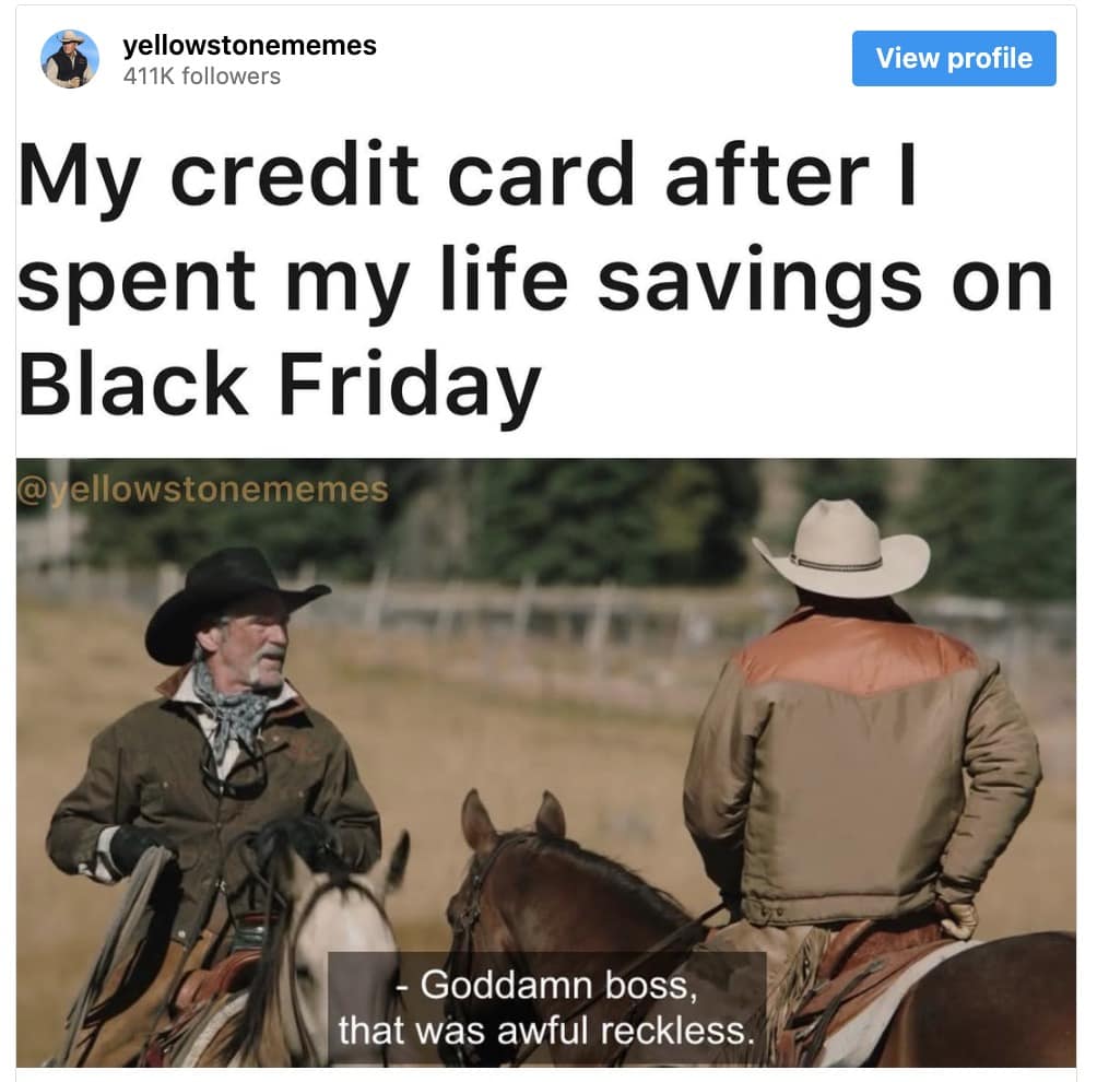 Black Friday meme, Shopping fails: retail fails, purchase fails, consumer fails