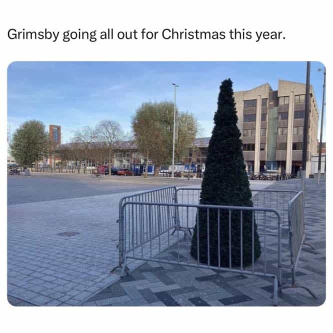 Grimsby going all out for Christmas this year.