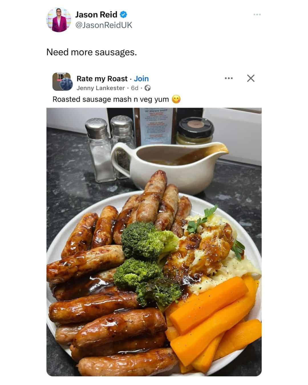 Need more sausages.