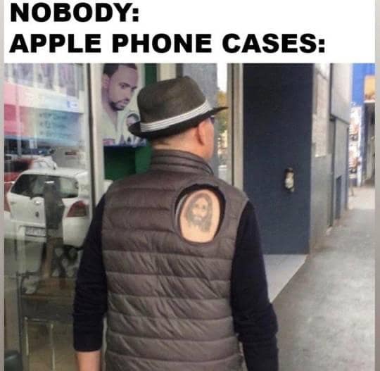 NOBODY: APPLE PHONE CASES: