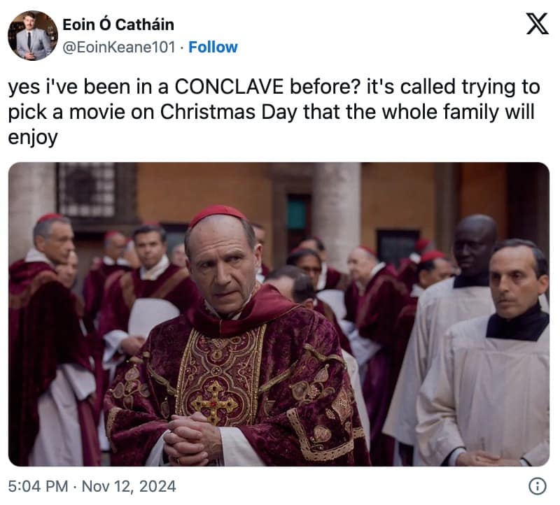 Vatican memes, Catholic memes, movie memes, Conclave jokes, Vatican humor, Catholic humor, Drama memes, religious memes, movie-related memes