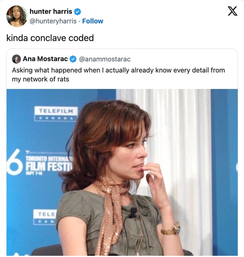 Vatican memes, Catholic memes, movie memes, Conclave jokes, Vatican humor, Catholic humor, Drama memes, religious memes, movie-related memes