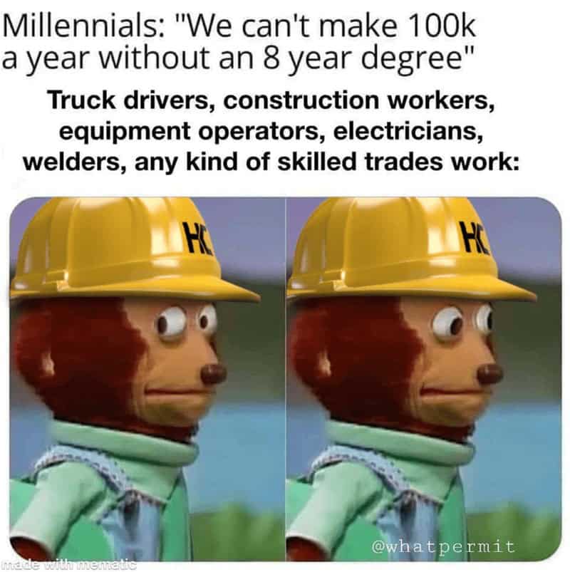 construction worker memes, builder memes, tradesman memes, construction humor, construction memes, blue collar memes, construction jokes, blue collar humor, building site jokes, construction life humor