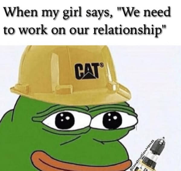 construction worker memes, construction memes, blue collar memes, builder memes, Blue collar humor, tradesmen memes, job site memes, Heavy machinery memes, equipment humor, construction jokes, Worksite safety memes, laborer memes, construction industry humor