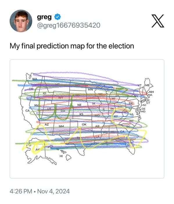 electoral college map memes, funny electoral college maps, electoral college memes, election map memes, election memes, political memes, presidential election humor; voting memes, election humor, electoral votes jokes