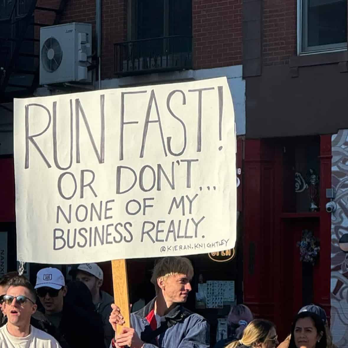RUN FAST! OR DON'T. NONE OF MY BUSINESS REALLY.