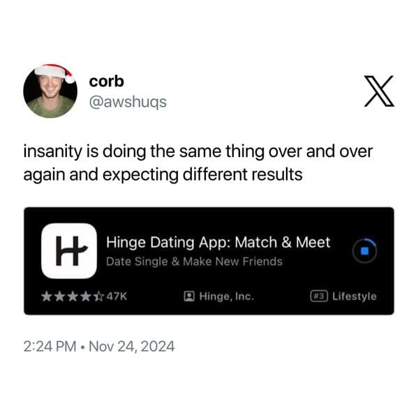 insanity is doing the same thing over and over again and expecting different results