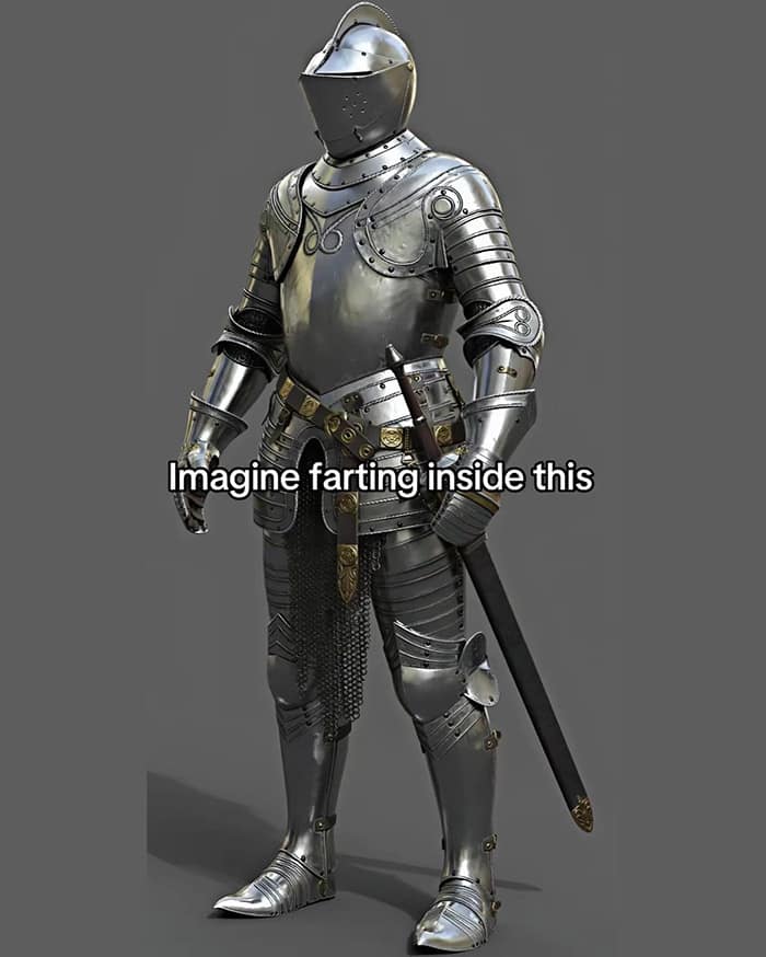 Imagine farting inside this
