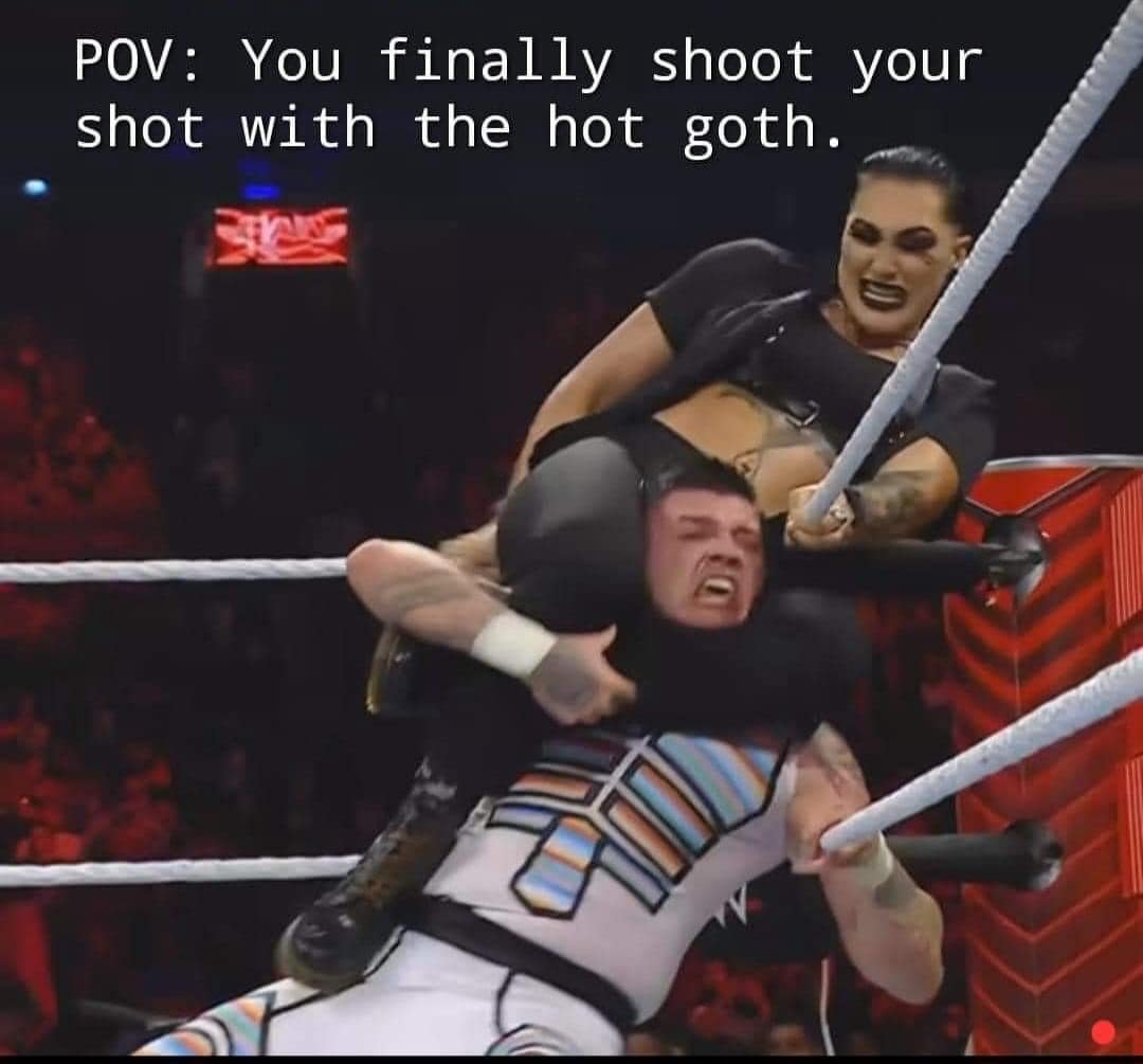 POV: You finally shoot your shot with the hot goth.