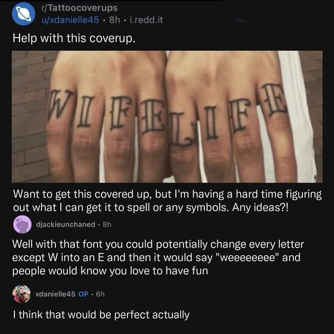 Well with that font you could potentially change every letter except W into an E and then it would say "weeeeeeee" and people would know you love to have fun