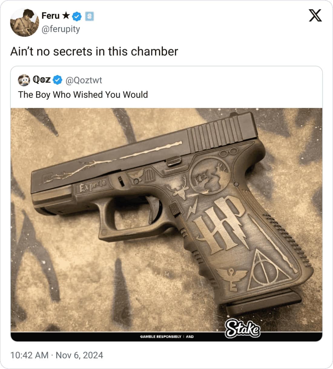 Ain't no secrets in this chamber