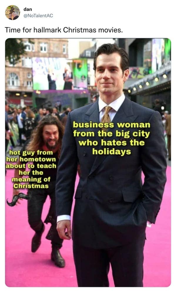 hallmark christmas movie meme, allmark holiday memes, Christmas movie memes, festive movie memes, romantic comedy memes, Christmas cheer memes, seasonal memes, Christmas tropes, holiday film jokes, hallmark memes