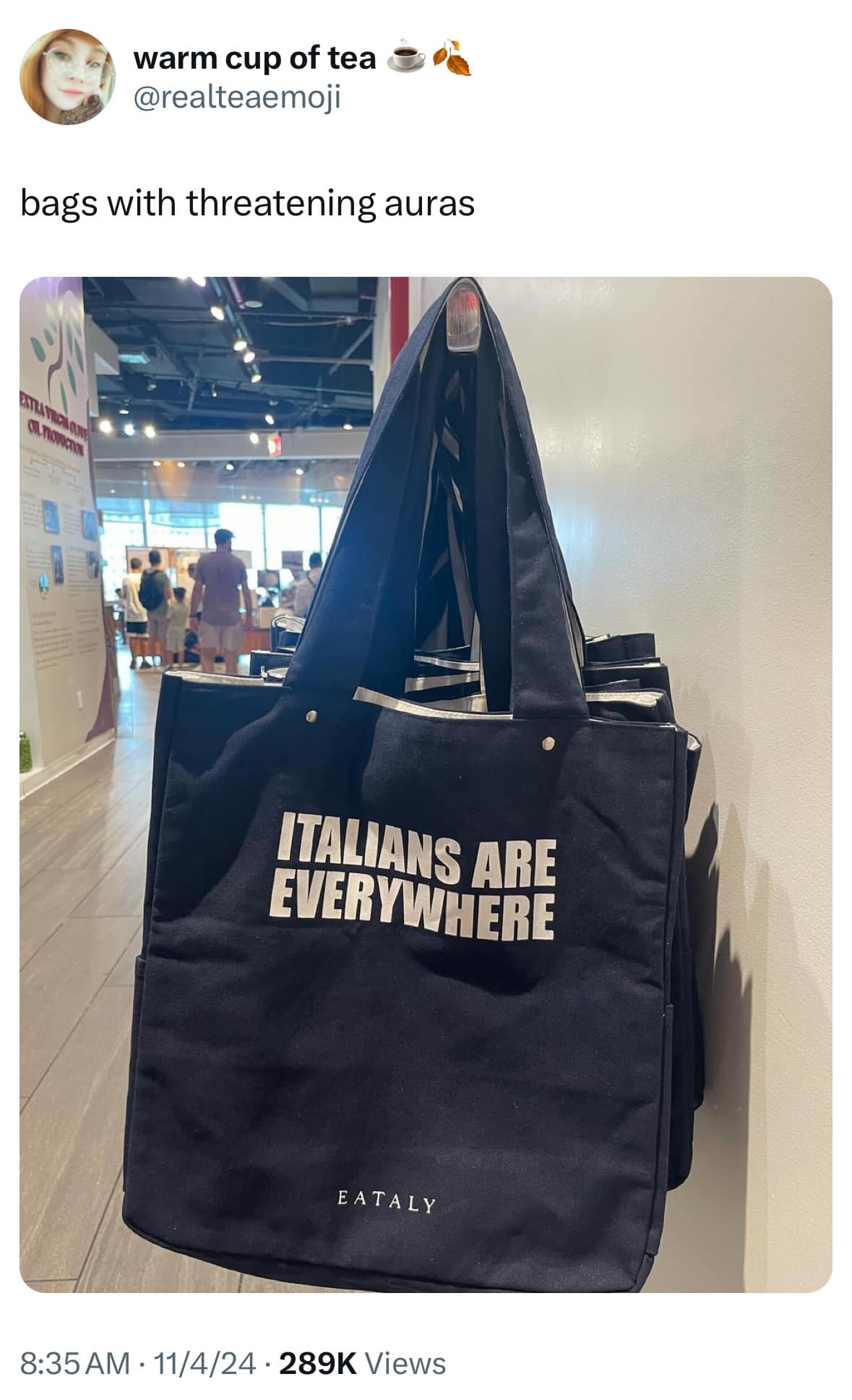 bags with threatening auras MALIANS ARE EVERYWHERE