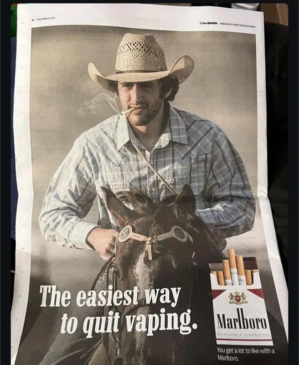 The easiest way to quit vaping. * War You get a lot to like with a Mariboro.