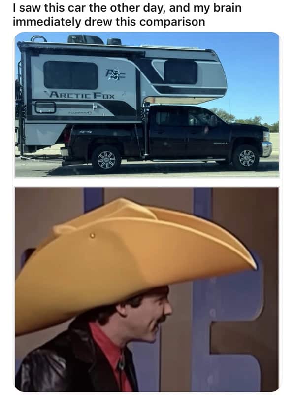 I saw this car the other day, and my brain immediately drew this comparison