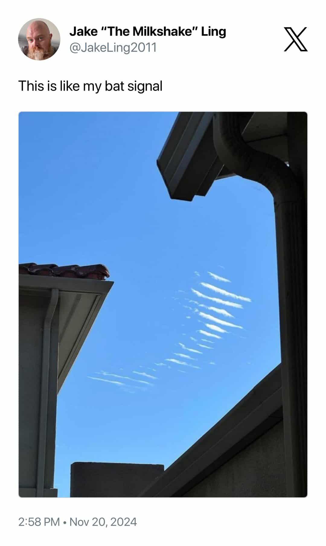 Jake "The Milkshake" Ling @JakeLing2011 This is like my bat signal