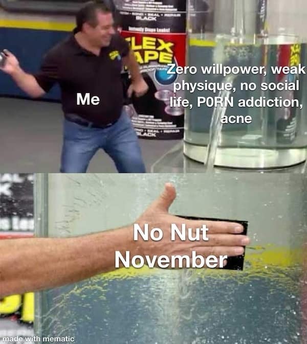 no nut november memes, nnn memes, NNN memes, no nut challenge memes, november memes, self-control memes, challenge memes, funny internet challenges, endurance memes, humorous trends