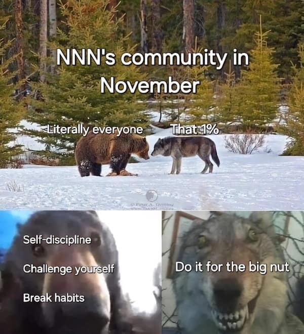 no nut november memes, nnn memes, NNN memes, no nut challenge memes, november memes, self-control memes, challenge memes, funny internet challenges, endurance memes, humorous trends