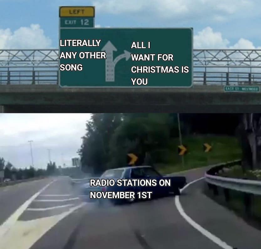 october 31st vs november 1st memes, October 31 to Nov 1 memes, October 31 memes, Halloween vs Christmas memes, holiday transition memes, spooky memes