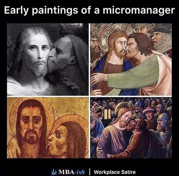 Early paintings of a micromanager