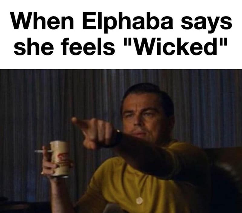 wicked memes, Wicked humor, Wicked jokes, Wicked GIFs, Wicked movie, Wicked live action, Wicked premiere, musical memes, fantasy memes