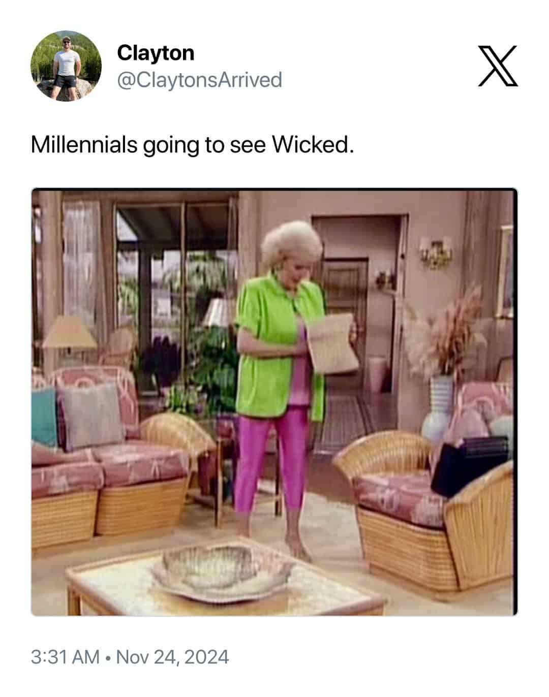 Millennials going to see Wicked.