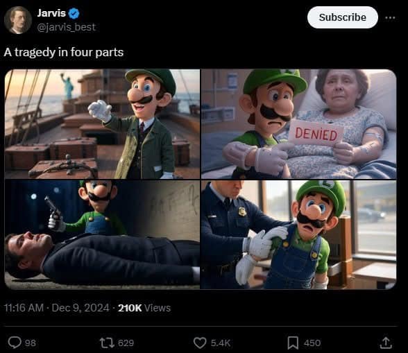 luigi mangione memes, luigi memes, luigi mangione meme, luigi mangione, unitedhealthcare ceo murder memes