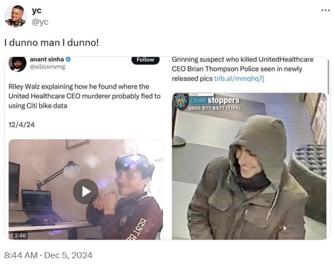 UHC CEO shooter memes, UHC CEO shooting, UHC CEO shooter mugshot memes, Brian Thompson death memes