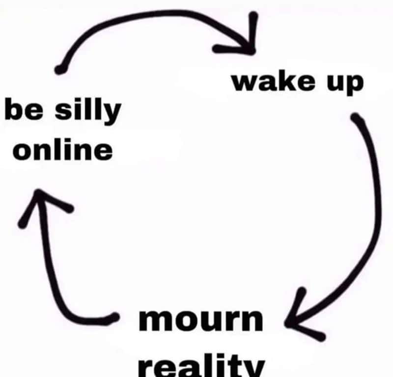 be silly online mourn reality