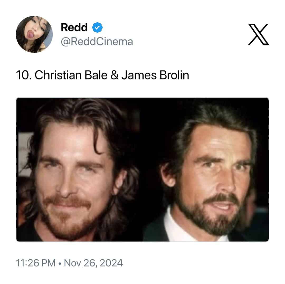 Christian Bale & James Brolin
