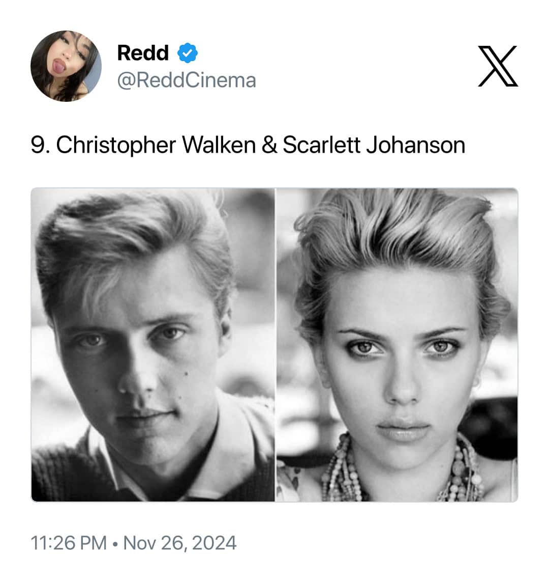 Christopher Walken & Scarlett Johanson