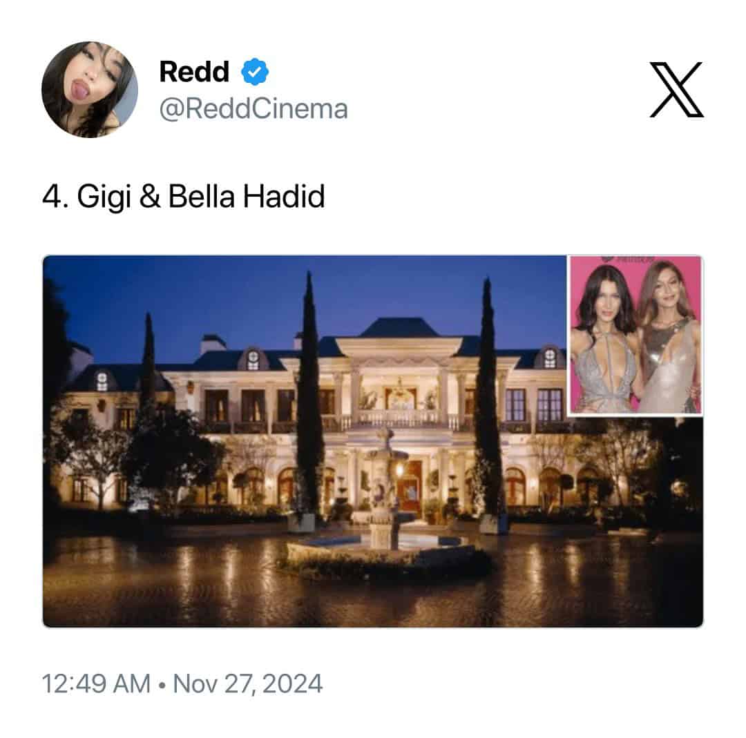 4. Gigi & Bella Hadid