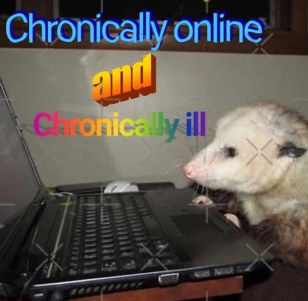 Chronically online Chronicolly