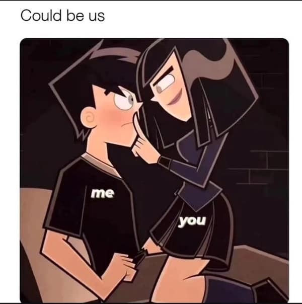 flirty memes, dirty memes, love memes, flirtation memes, alluring meme collection, suggestive images, slightly naughty posts, risqué visual jokes, playfully improper humor, relationship memes, couple-based funnies, partnered humor visuals, romantic duo laughter, affectionate wit, heart-themed images, tender joke pics