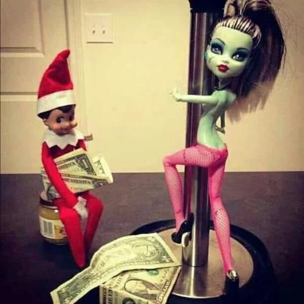 funny elf on a shelf ideas, elf on the shelf memes, elf prank suggestions, elf mischief concepts, humorous elf activities, elf-themed humor images, toy elf jokes, miniature troublemaker pics, witty elf antics, comedic elf positioning, ironic elf placements, elf on the shelf ideas for kids, child-friendly elf setups, kid-focused elf gags, youth-oriented elf displays